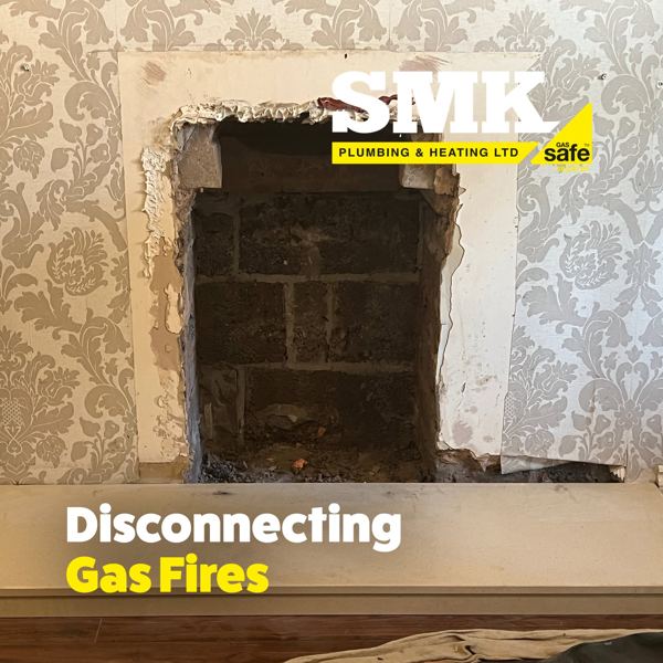 Chimney opening after the old gas fire was taken out